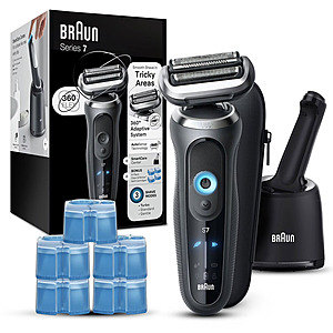 Sam's Club Members: Braun Series 7 7189cc Wet/Dry Electric Razor Shaver Kit w/ Smart Center, 5 Refill Cartridges, & Travel Pouch $109.98 + Free Shipping Plus Members