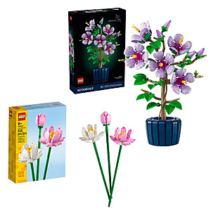 Costco Members: LEGO Botanicals Bundle: Hibiscus Flower & Lotus Flower Set $50 + Free S/H