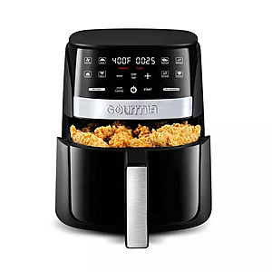 3-Quart Gourmia Digital Window Air Fryer w/ 8 Presets & Guided Cooking (Black/Stainless Steel) $24.99 + Free Shipping w/ Target 360, Circle Card, or on $35+