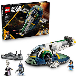 Sam's Club Members: 707-Piece LEGO Star Wars Attack of the Clones Jango Fett&rsquo;s Starship (75433) $42.06 + Free Shipping $50+ Plus Members