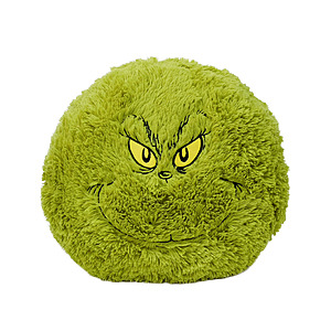 16" Ruz Round Pillow Plush (Grinch or Stictch) $6.72 + Free S&H w/ Walmart+ or on $35+