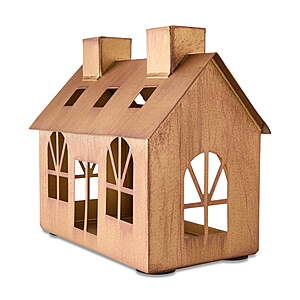 My Texas House Bronze Metal Decorative Tabletop Christmas Decor: 4.75" $2.14 or 8.5" $4.49 + Free S&H w/ Walmart+ or on $35+