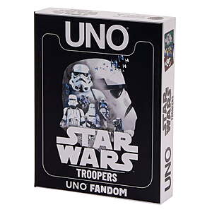 UNO Fandom Star Wars Card Game (Various) $2.39 + Free S&H w/ Walmart+ or on $35+