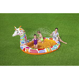 H2OGO! Kids' Groovy Giraffe Inflatable Play Pool w/ Sprayer $7 + Free S&H w/ Walmart+ or $35+
