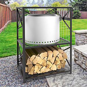 Sam's Club Members: Member's Mark KABIN 65 lb Steel Campfire Caddy (43"H x 28"D x 31"W) $68.87 + Free Shipping Plus Members
