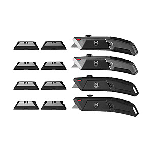 Sam's Club Members: Member's Mark 4-Piece Auto Load Utility/Box Knife Set w/ 72 Blades $7.98 + Free Shipping $50+ Plus Members