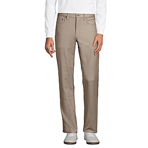 Sam's Club Members: Lands' End Men's Pants: Flat Front Wrinkle-Resistant Chino or 5-Pocket Twill $7.81 + Free Shipping $50+ Plus Members