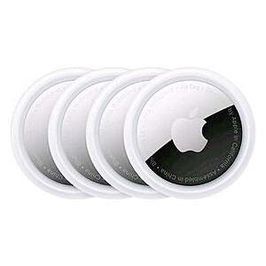 4-Count Apple AirTag (1st Generation) $63 ($15.75 each) + Free Shipping