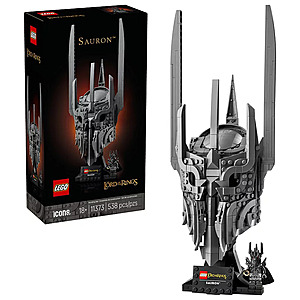 538-Piece LEGO Icons The Lord of the Rings Sauron's Helmet (11373) + $10 Kohl's Cash $59.99 + Free Shipping