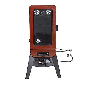 Pit Boss 3-Series Gas Vertical Smoker (Red Hammertone) $200 + Free Shipping w/ Prime or on $35+