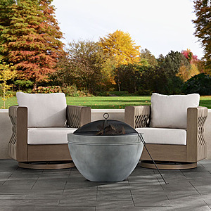 Sam's Club Members: 30" Member's Mark Concrete Finish Wood Burning Fire Pit $135.58 + Free Shipping Plus Members