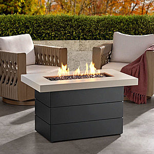 Sam's Club Members: 42" Member's Mark 50000 BTU Rectangular Gas Firepit Table w/ Cover $169.14 + Free Shipping Plus Members