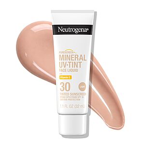 Amazon&rsquo;s Summer Beauty Event (4/27-5/10): 1.1-Oz Neutrogena Purescreen+ Tinted Mineral Sunscreen (Light) $11.86 w/ S&S & More + Free Shipping w/ Prime or on $35+
