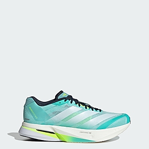 adidas Men's Adizero Boston 13 Shoes (7-15, Flash Aqua/Cloud White/Lucid Lemon) $60 + Free Shipping
