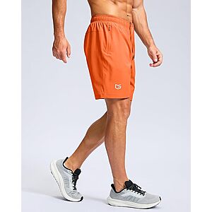G Gradual Men's Quick Dry Athletic Shorts w/ Zipper Pockets (7"/ 5"/ 9", Various Colors) $12.74 + Free Shipping w/ Prime or on $35+