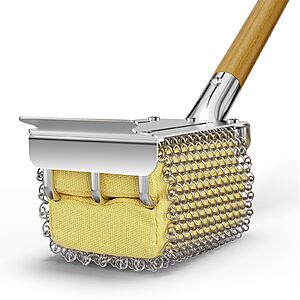 House Again Bristle Free Grill Brush w/ Scraper