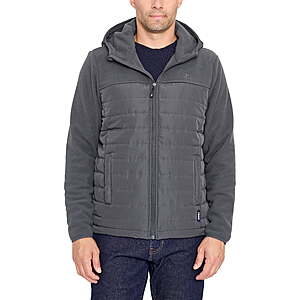 IZOD Men's Hooded Fleece Jacket (3 colors)