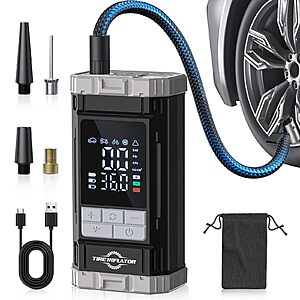 Prime Members: Aneson Portable 150 PSI Cordless Air Compressor & Tire Inflator $13 + Free S&H