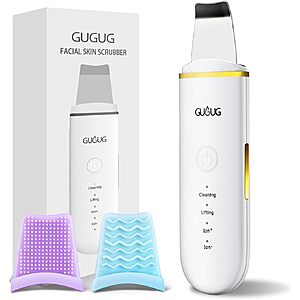 GUGUG 4-Mode Rechargeable Skin Scrubber Spatula Pore Cleaner