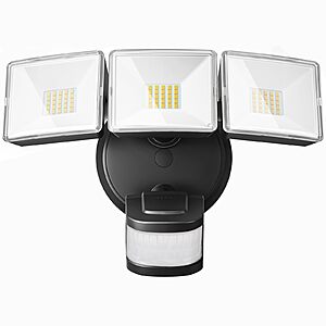 OREiN 4500LM Hardwired Outdoor LED Flood Light w/ Motion Sensor