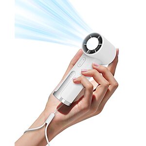 OidoZac Mini Rechargeable Handheld Fan (Various Colors) from