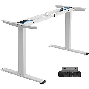 TOPSKY Dual Motor Electric Adjustable Standing Desk Frame (Various Colors) $99 + Free S&H