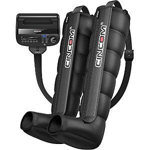 CINCOM Corded 6-Zone Leg Compression Massager Boots w/ 11 Intensity Levels & 3 Modes (S-L) $136.90 + Free Shipping