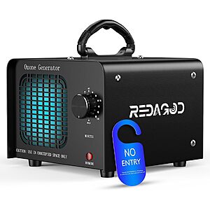 Redagod 48,000mg/h Ozone Generator Odor Eliminator (Up to 4,000 Sq Ft) $19.99 + Free Shipping w/ Prime or on $35+