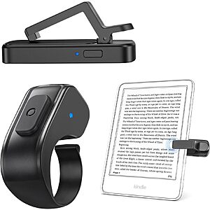 DATAFY Page Turner Remote Clicker for Kindle, iPad, Kobo & Tablets (iOS/Android, Ring or Standard) $4.10 + Free Shipping w/ Prime or on $35+