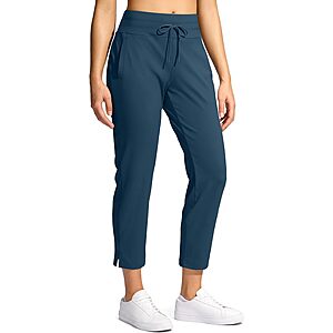 YYV Women's High-Waisted Stretch Ankle Golf Pants w/ 3 Pockets & Split Hem (XS-XXL, Various) from $11.99 + Free Shipping w/ Prime or on $35+