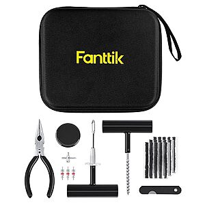 Prime Members: 24-pc Fanttik Heavy Duty Tire Plug Kit $16 + Free S&H