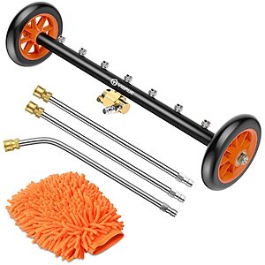 24" VIGRUE 4000 PSI 2-in-1 Undercarriage Pressure Washer & Water Broom Attachment w/ 7 Nozzles & 3 Extension Wands $29.59 + Free Shipping