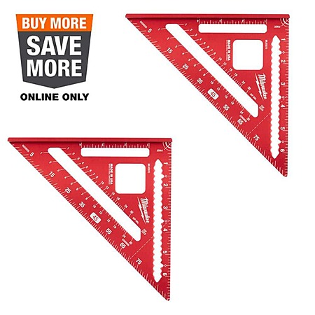 50% Off Milwaukee 7" Rafter Square 2-Pack