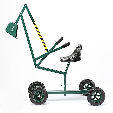 Prime: Trimate Sandbox Ride-On Excavator (88-Lb Capacity, Hunter Green) $24.99 + Free Shipping
