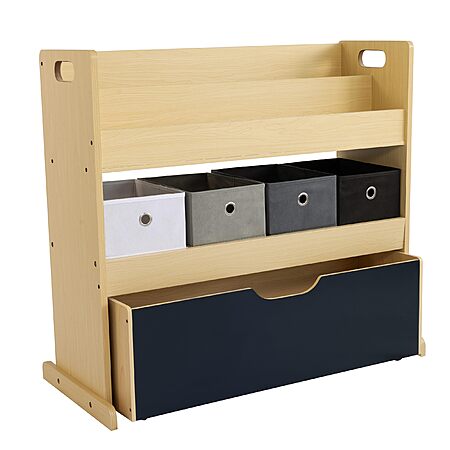 Select Accounts: Humble Crew Toddler Dalton 3-in-1 Storage Organizer w/ 4 Fabric Bins & Rolling Chalkboard Toy Box $32.90 + Free Shipping w/ Prime or on $35+