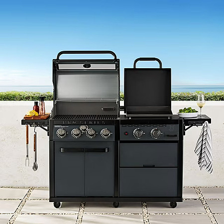 Sam's Club Members: Member's Mark Pro Series Combo Liquid Propane Grill & Griddle w/ Cover $299 + Free Shipping Plus Members
