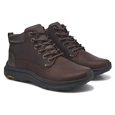 Skechers Men's Pollard Goodyear Lace Up Boot (9-12, Red Brown) $20.78 + Free Shipping