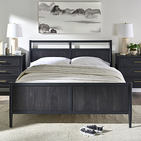 Better Homes & Gardens Oaklee Queen Bed (Charcoal Finish) $59.60 + Free Shipping
