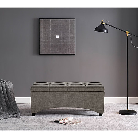 Better Homes & Gardens Pintucked Storage Bench (42.00" x 17.00" x 17.88", Taupe) $45 + Free Shipping