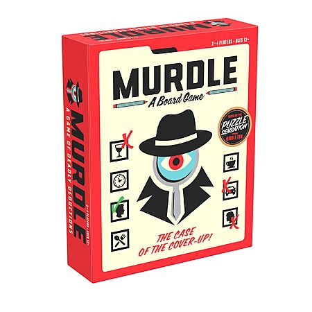 Murdle Board Game of Logic & Deductive Reasoning $8.88 + Free Shipping w/ Prime or on $35+
