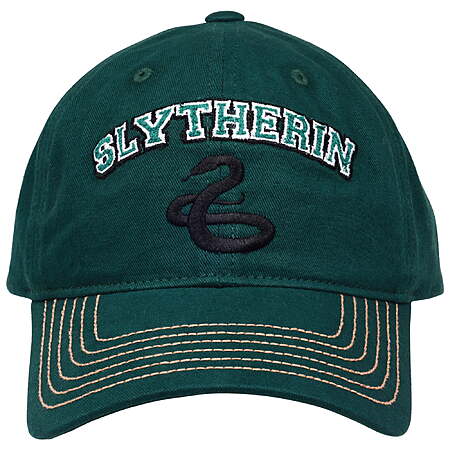 Harry Potter Baseball Cap Dad Hat w/ Curved Brim (Slytherin, Gryffindor, Ravenclaw, or Hufflepuff) $6.49 + Free S&H w/ Walmart+ or on $35+