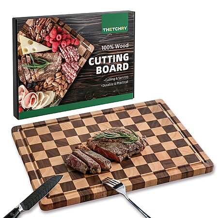 62% Off Acacia Wood Cutting Board!