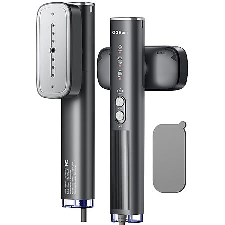 OGHom 1000W 2-in-1 Dual-Voltage Travel Garment Steamer & Iron (Black) $18.99 + Free Shipping w/ Prime or on $35+