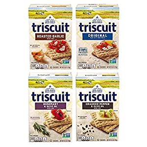 4-Pack Triscuit Whole Grain Crackers (4 Flavor Variety) for $8.19 AC and S&S