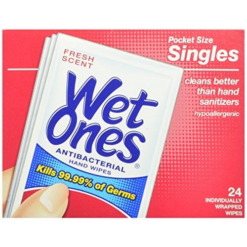 antibacterial face wipes