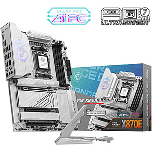 Msi mpg mpg x870e edge ti wifi am5 $279.99