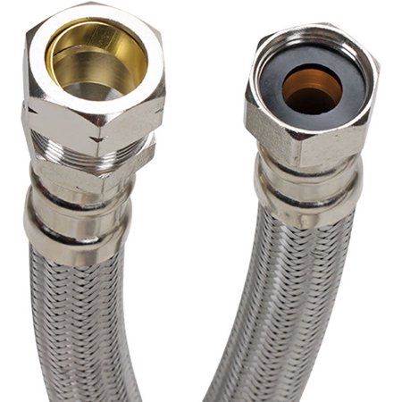 Fluidmaster 3/4" Braided Stainless Steel Water Heater Hoses $4 and $6