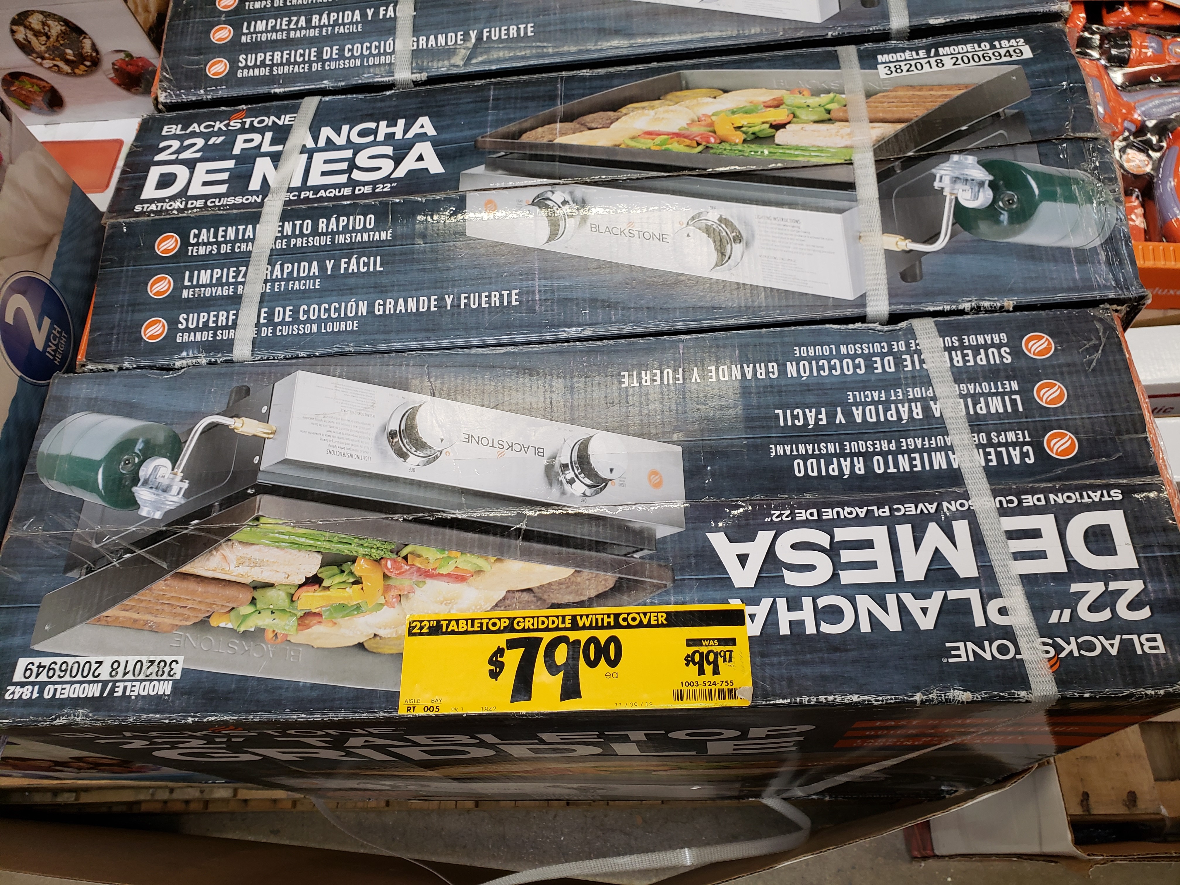 Blackstone 22'' Table Top Griddle w/ Cover - Home Depot - YMMV instore