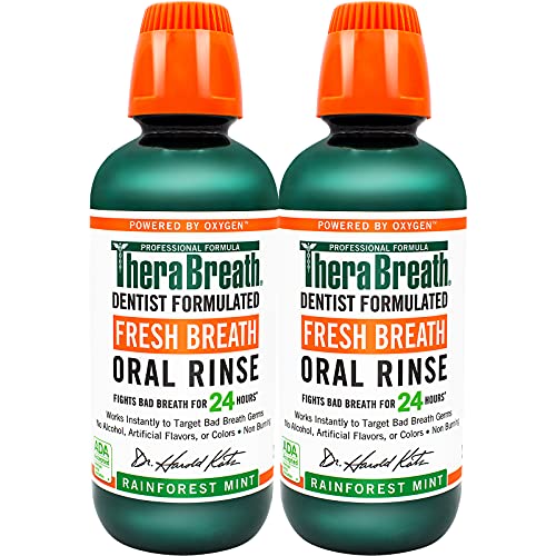 Rainforest Mint, Kids Fluoride Xylitol, PLUS max strength zinc or something, TheraBreath , 16 Ounce (Pack of 2) $11.6