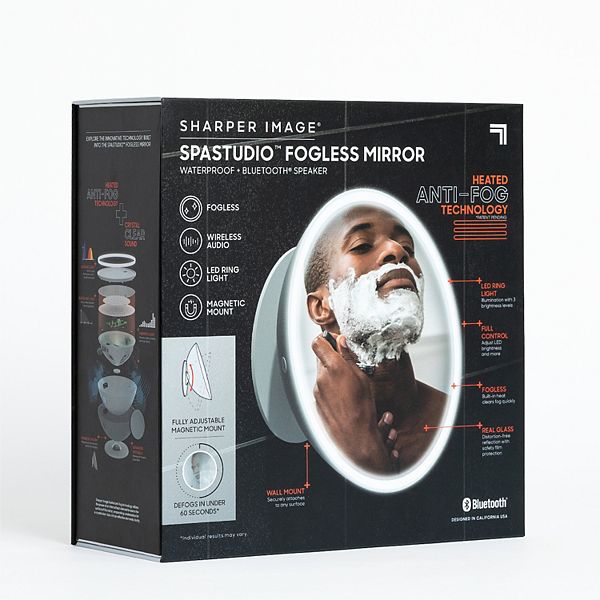 Sharper Image SpaStudio Fogless Shower Mirror + $10 Kohl's Cash $66 + Free Shipping